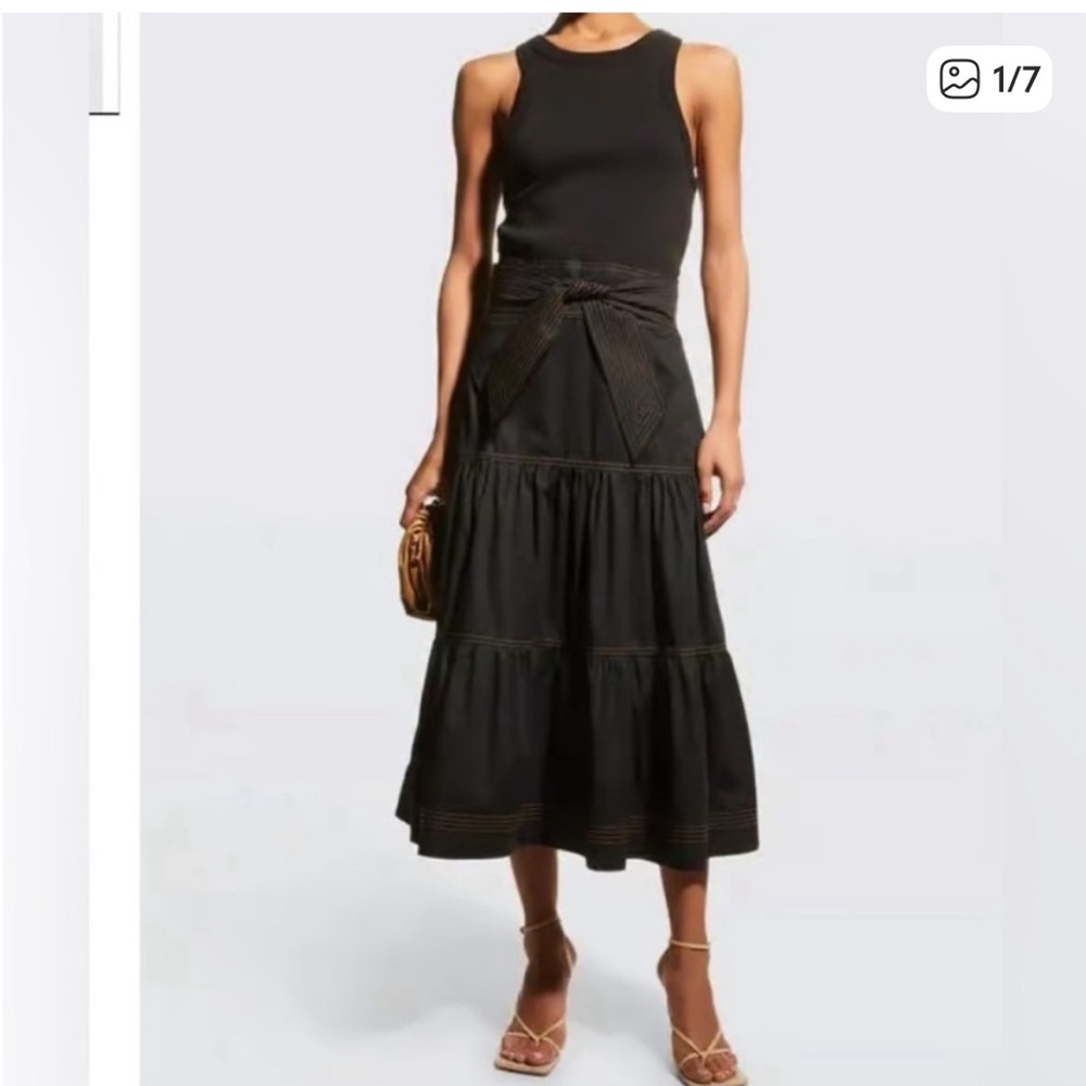 Veronica Beard Austyn tiered tank top dress